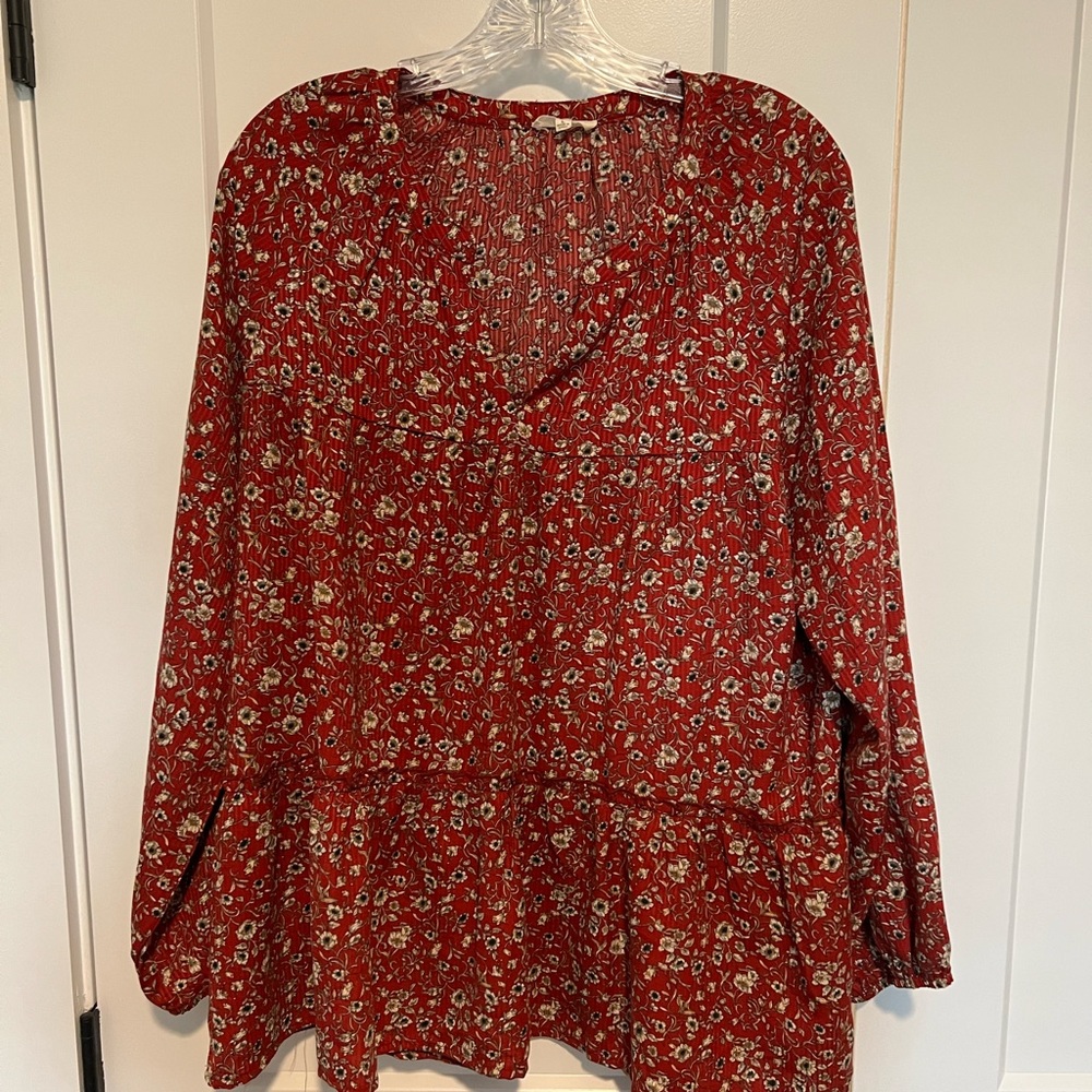 Cotton Bleu Blouse